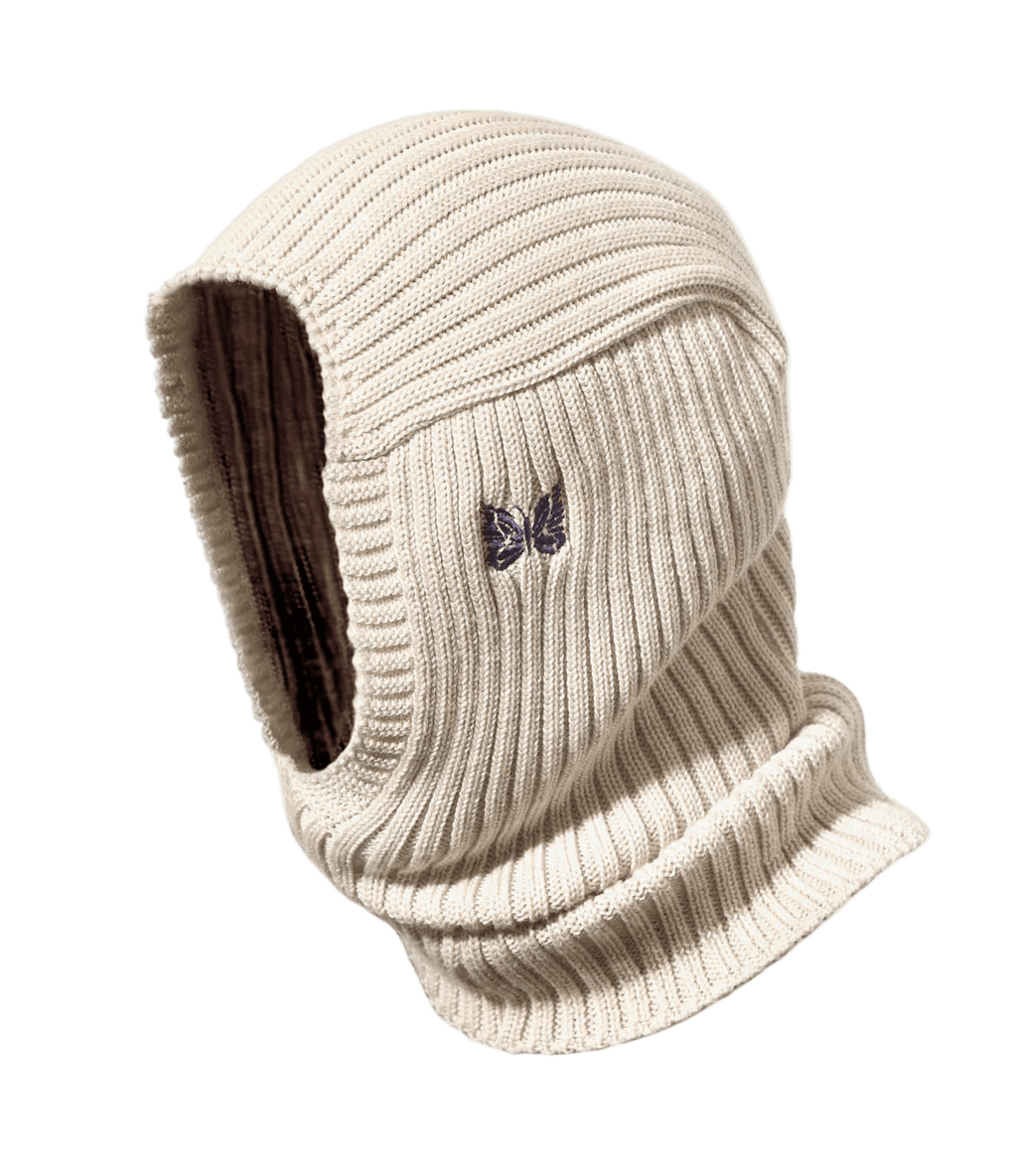 Balaclava - Beige - Merino Wool - Needles Official Store | Track Pants Jackets and Collections