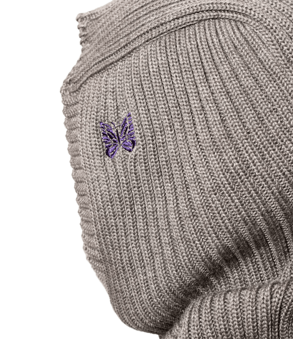 Balaclava - Grey - Merino Wool - Needles Official Store | Track Pants Jackets and Collections