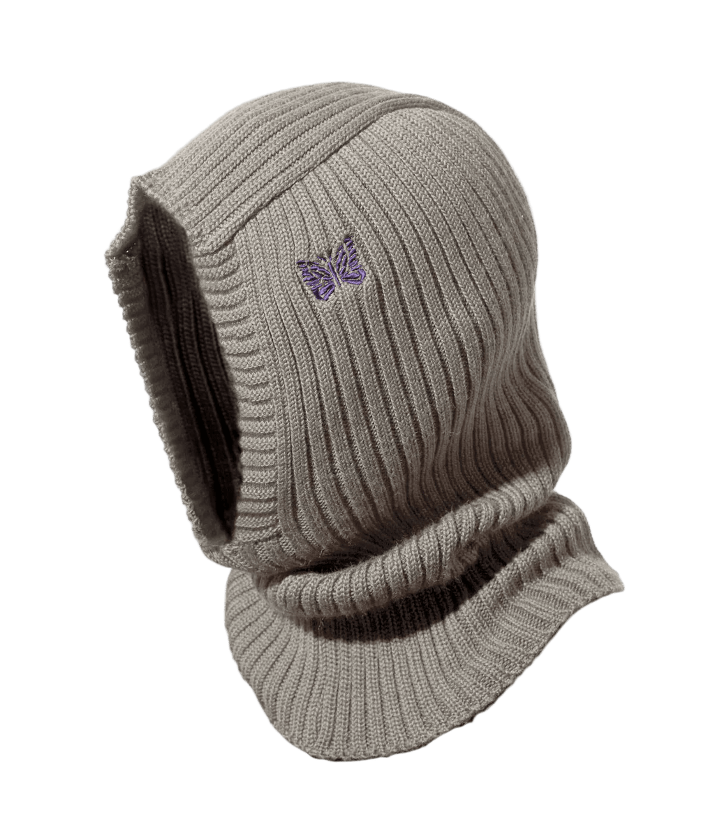 Balaclava - Grey - Merino Wool - Needles Official Store | Track Pants Jackets and Collections