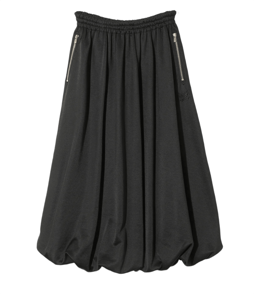 Balloon Track Skirt - Black - Bright Jersey - Needles Official Store | Track Pants Jackets and Collections