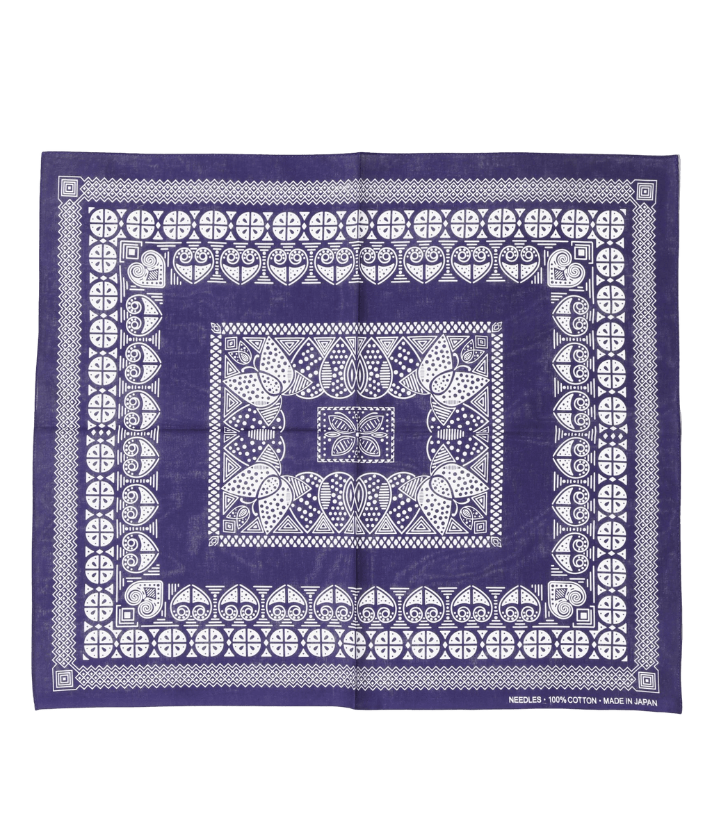 Bandana - Purple - Rectangle - Needles Official Store | Track Pants Jackets and Collections