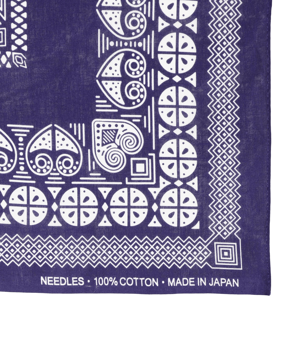 Bandana - Purple - Rectangle - Needles Official Store | Track Pants Jackets and Collections