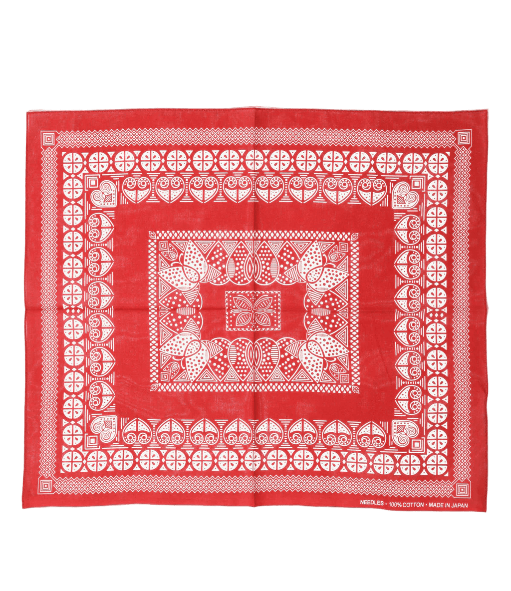 Bandana - Red - Rectangle - Needles Official Store | Track Pants Jackets and Collections