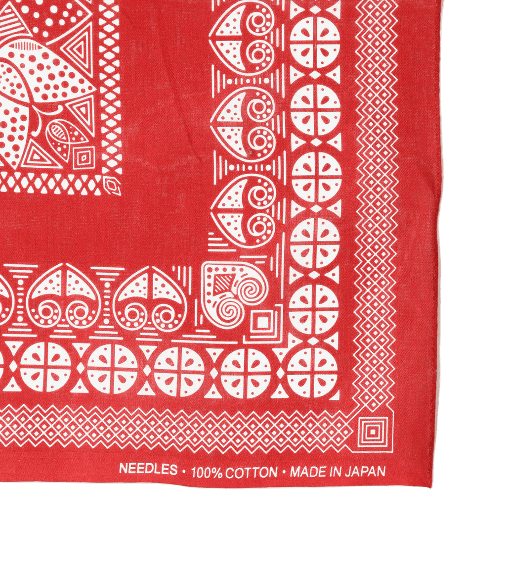 Bandana - Red - Rectangle - Needles Official Store | Track Pants Jackets and Collections