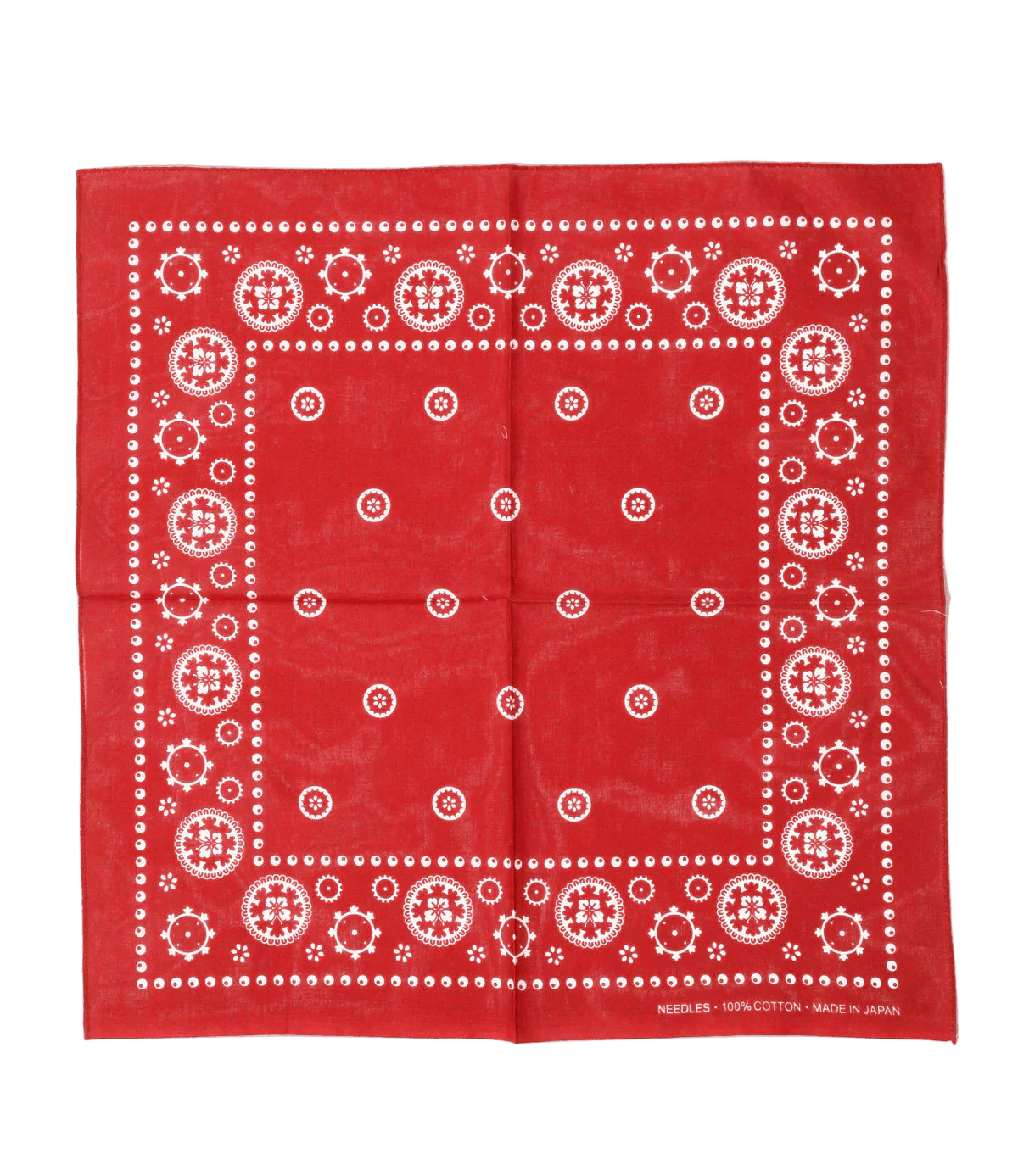Bandana - Red - Square - Needles Official Store | Track Pants Jackets and Collections