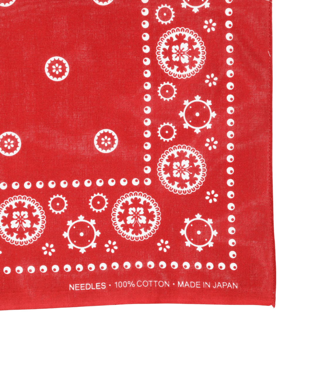 Bandana - Red - Square - Needles Official Store | Track Pants Jackets and Collections