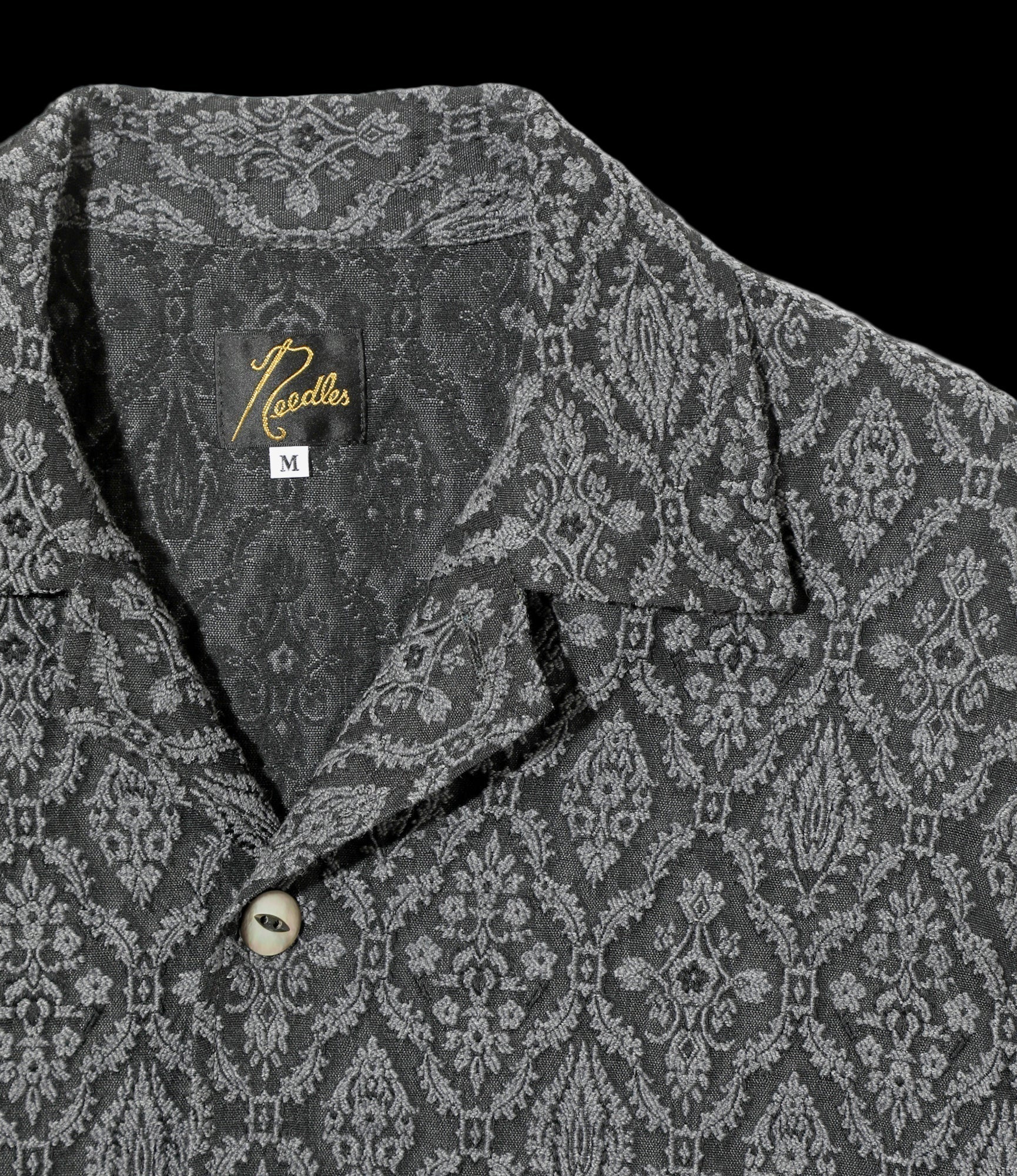 Cabana Shirt - Grey - Victorian Jacquard - Needles Official Store | Track Pants Jackets and Collections