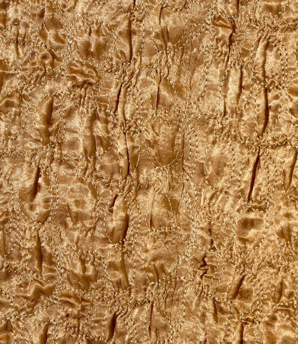 C.C. Vest - Brown - Embroidery Satin - Needles Official Store | Track Pants Jackets and Collections