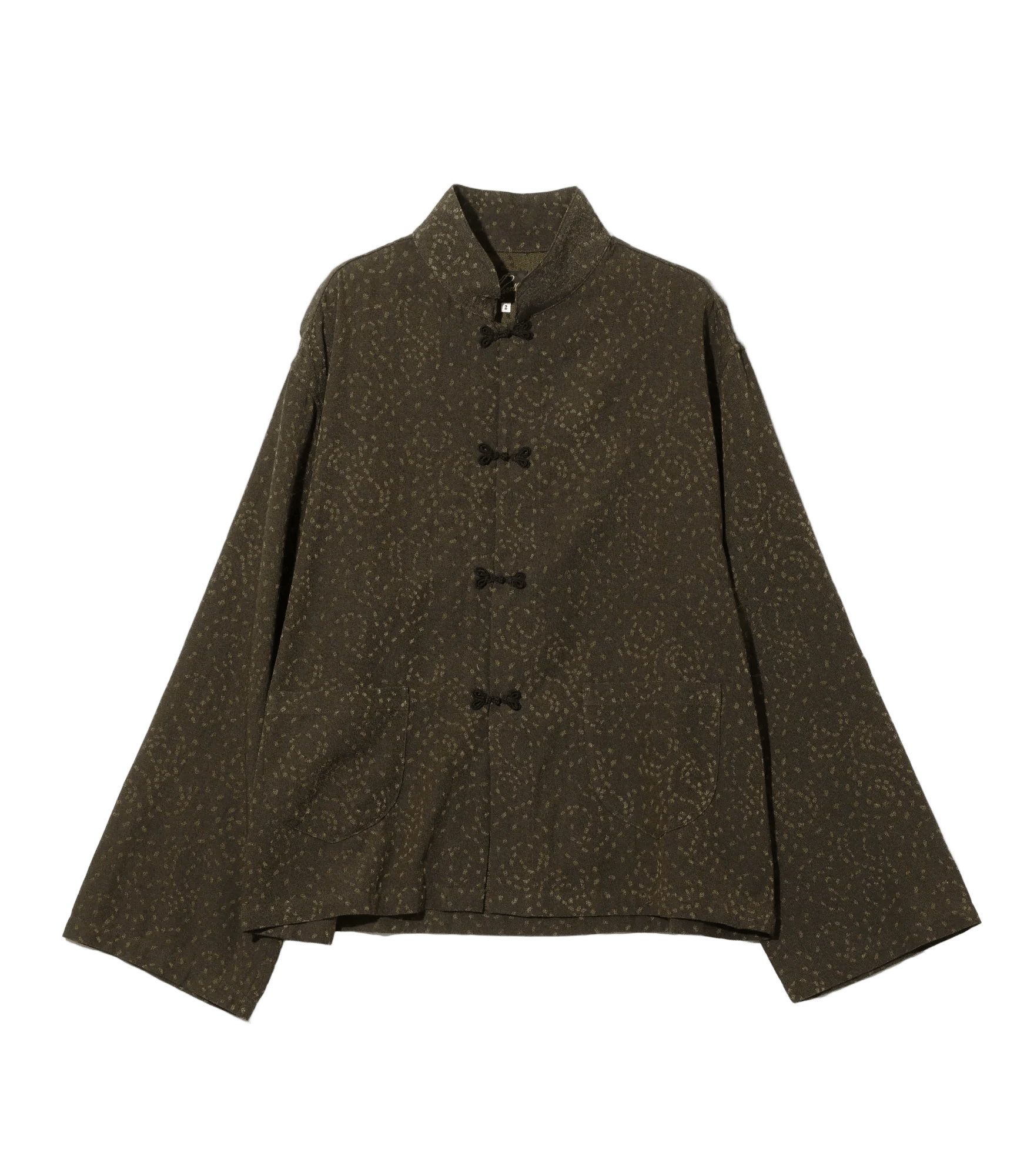 China Shirt - Olive - Abstract Jacquard - Needles Official Store | Track Pants Jackets and Collections