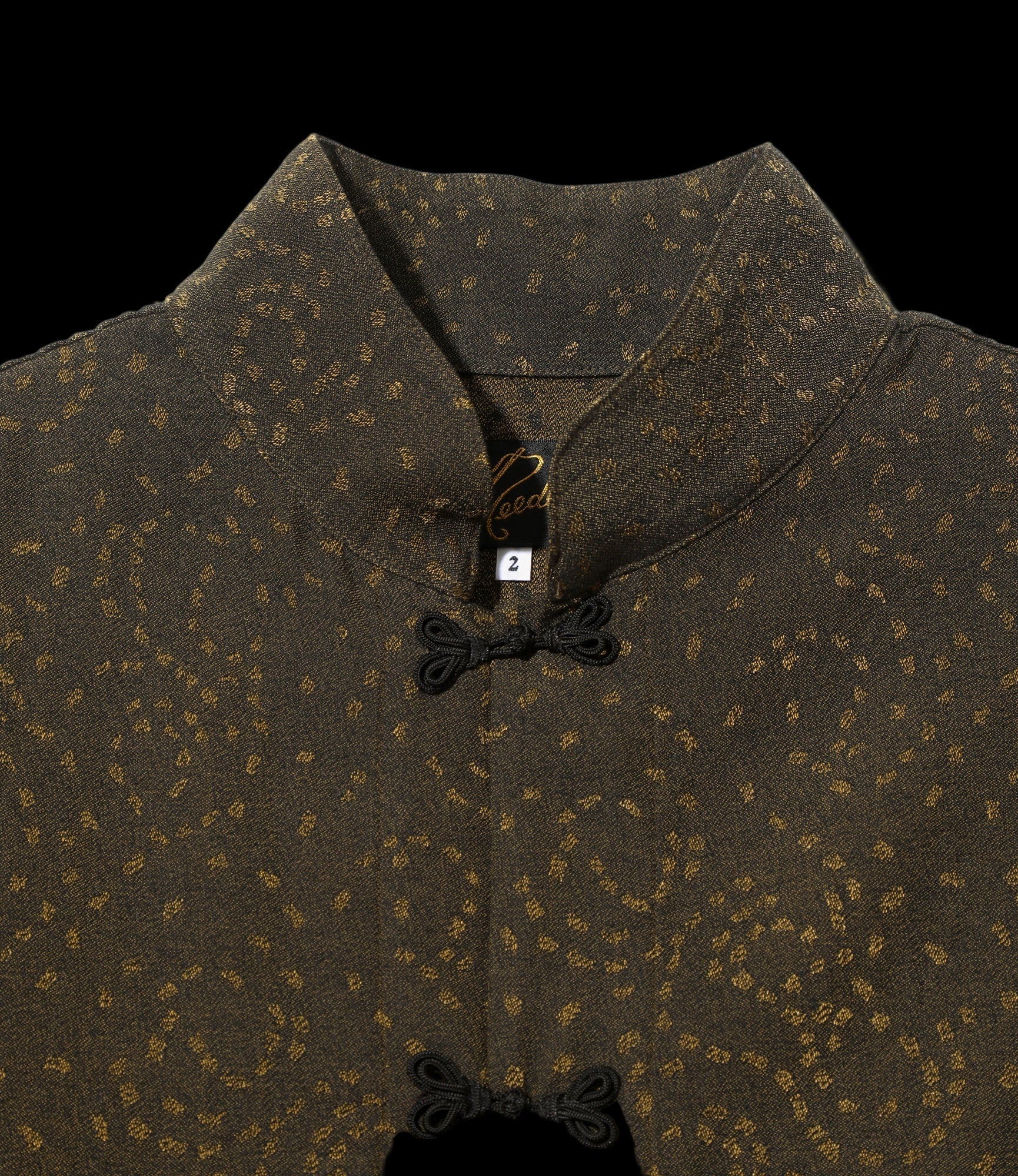 China Shirt - Olive - Abstract Jacquard - Needles Official Store | Track Pants Jackets and Collections