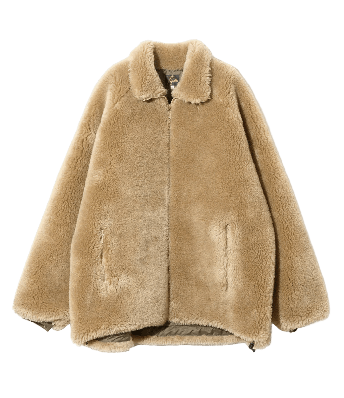 Faux Fur Jacket - Beige - Acrylic Pile - Needles Official Store | Track Pants Jackets and Collections