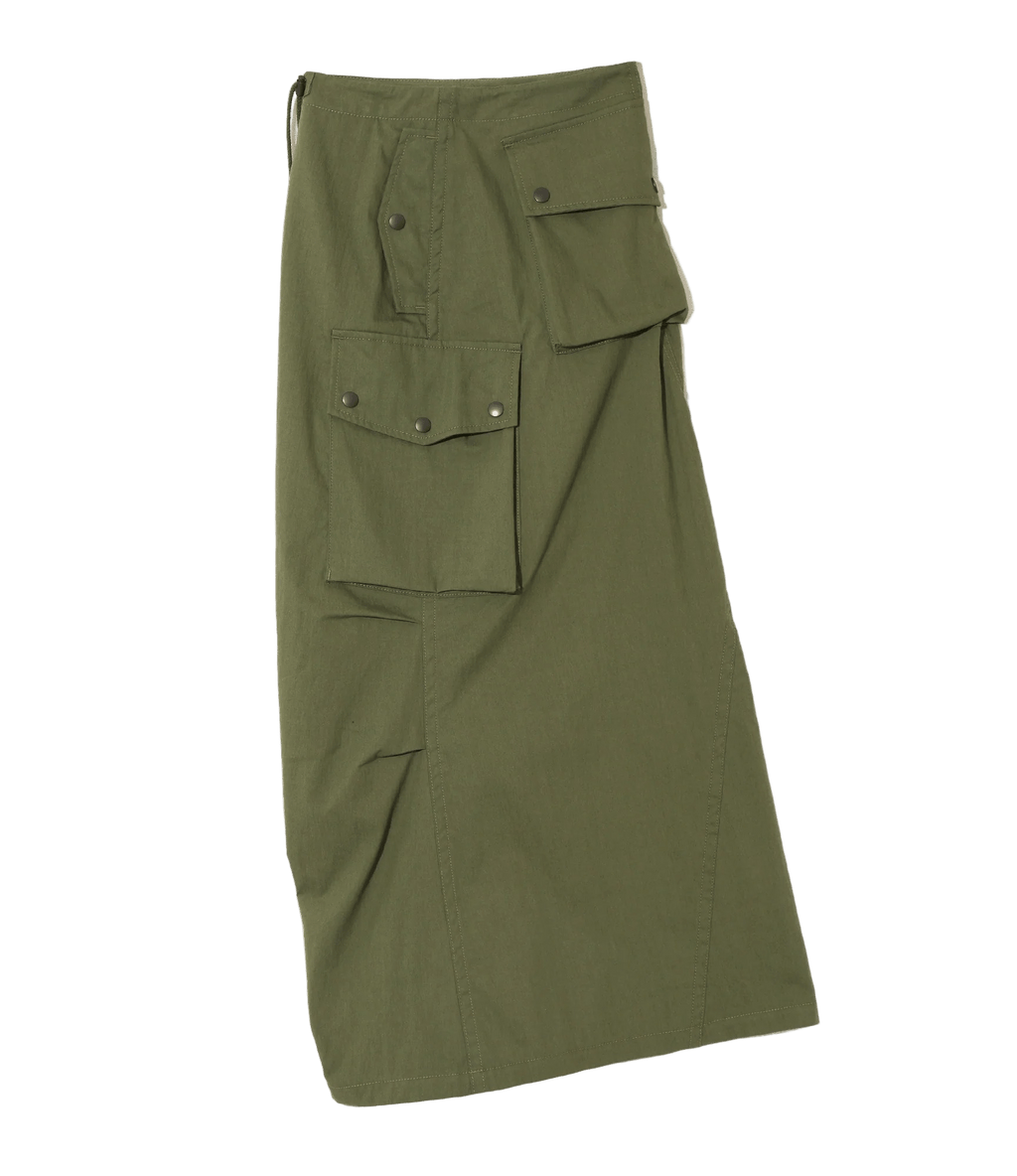 Field Skirt - Olive - C/N Oxford - Needles Official Store | Track Pants Jackets and Collections