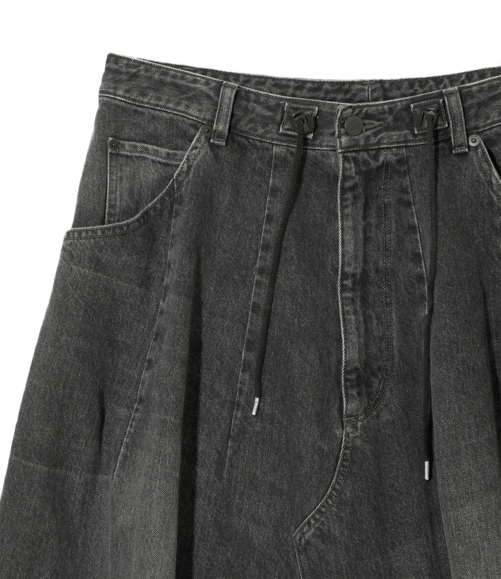 H.D. Jean Skirt - Black - 12oz Denim - Needles Official Store | Track Pants Jackets and Collections