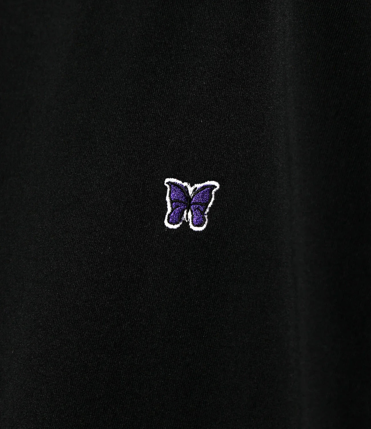 Needles Mock Neck T-shirt Short Sleeves - Black - Needles Official Store | Track Pants Jackets and Collections