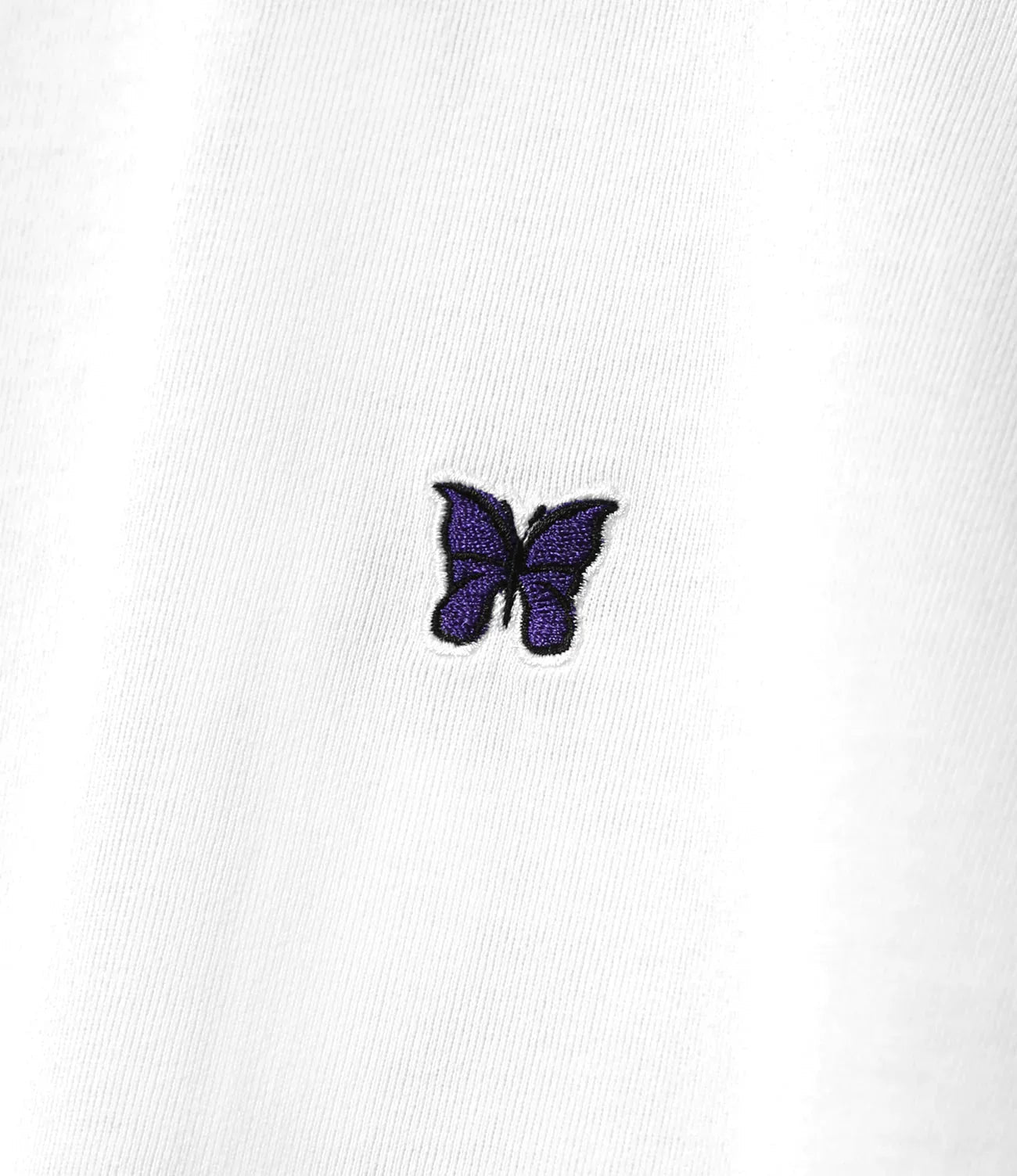 Needles Mock Neck T-shirt Short Sleeves - White - Needles Official Store | Track Pants Jackets and Collections