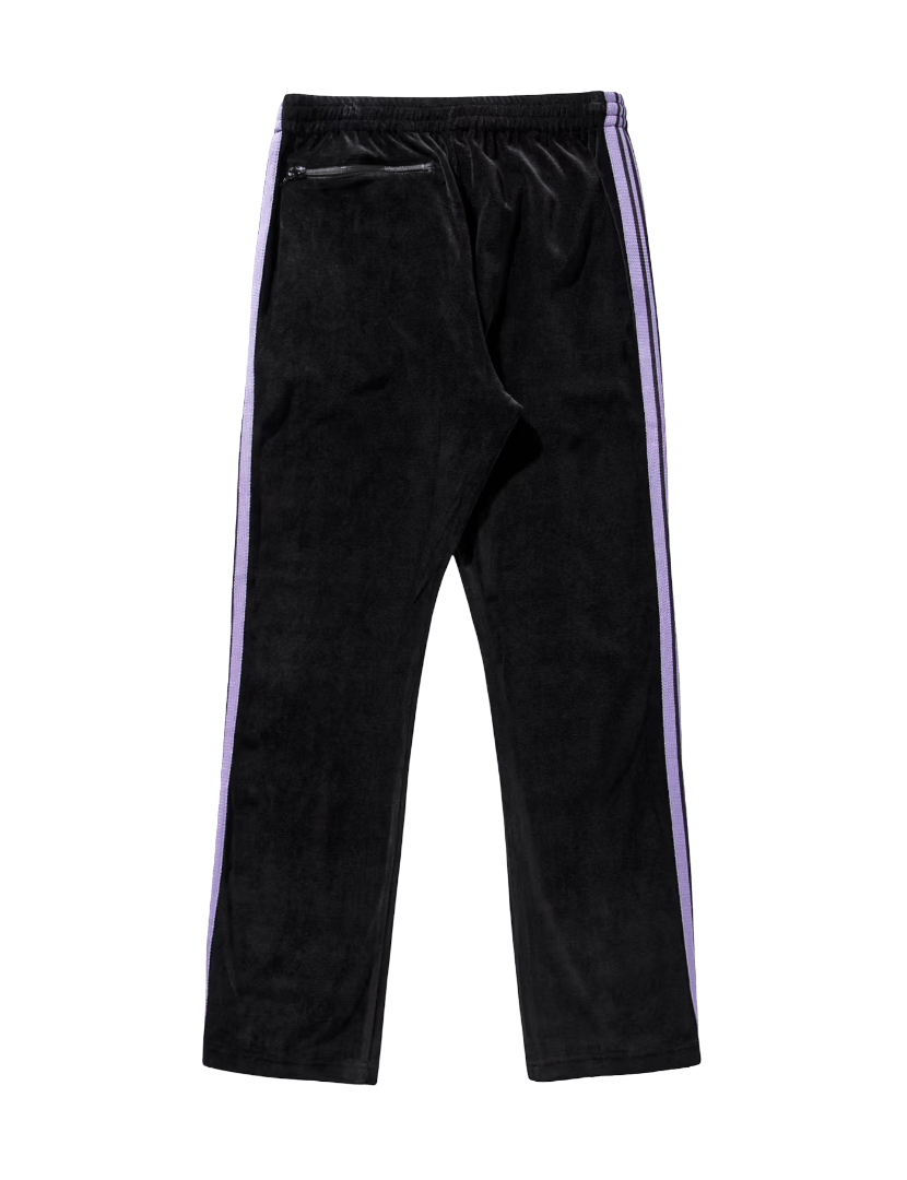 Needles Narrow Track Pants - Black Velour - Needles Official Store | Track Pants Jackets and Collections