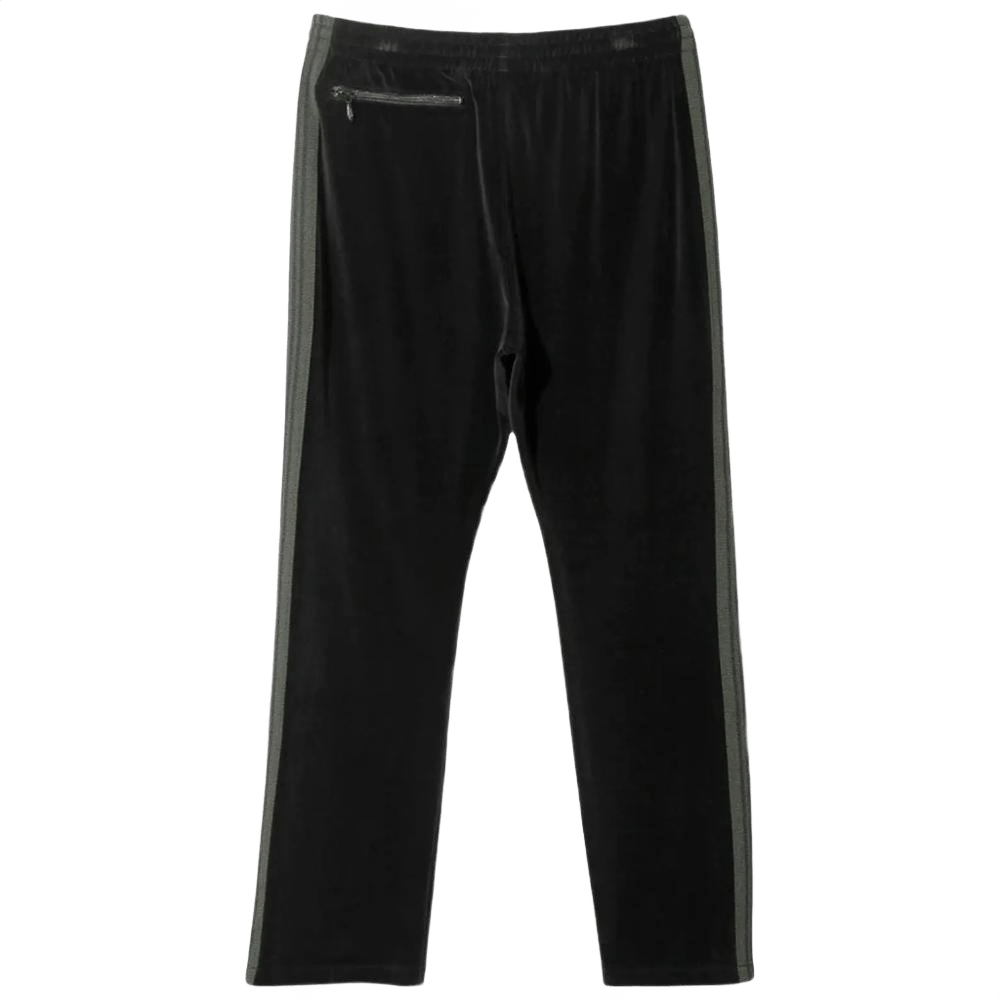 Needles Narrow Track Pants - Black Velour - Needles Official Store | Track Pants Jackets and Collections