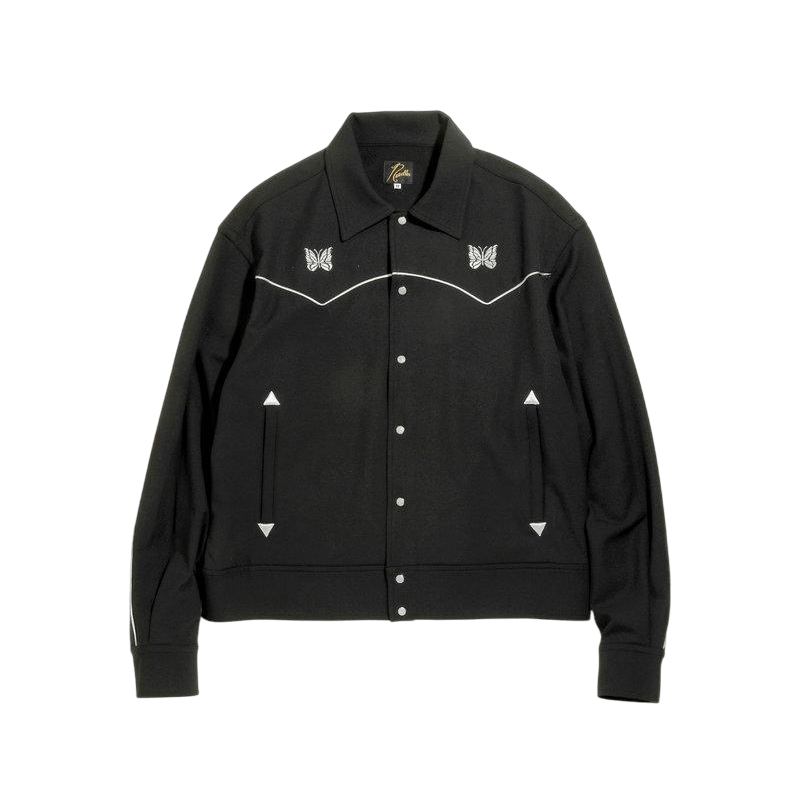 Needles Piping Cowboy Jacket - Black - Needles Official Store | Track Pants Jackets and Collections