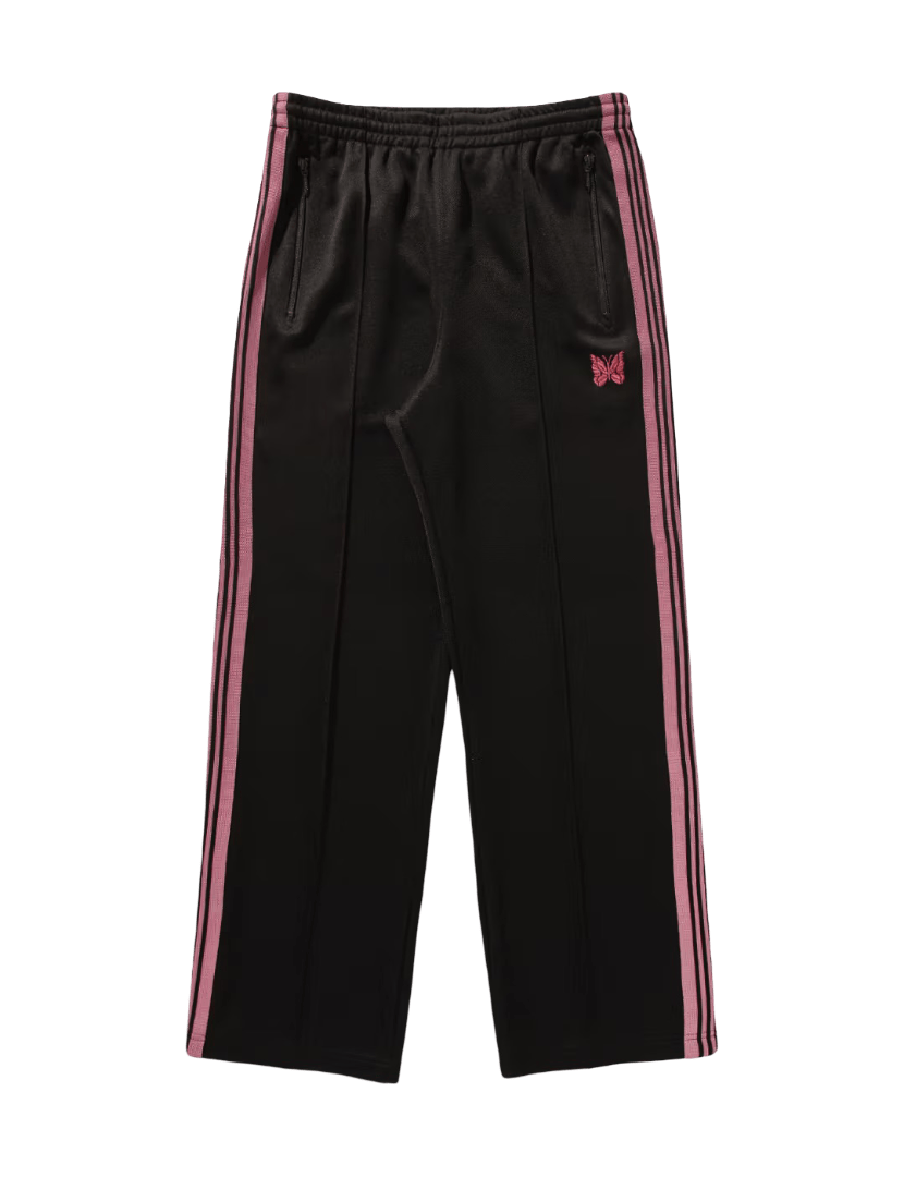 Needles Poly Smooth Track Pants - Black - Needles Official Store | Track Pants Jackets and Collections