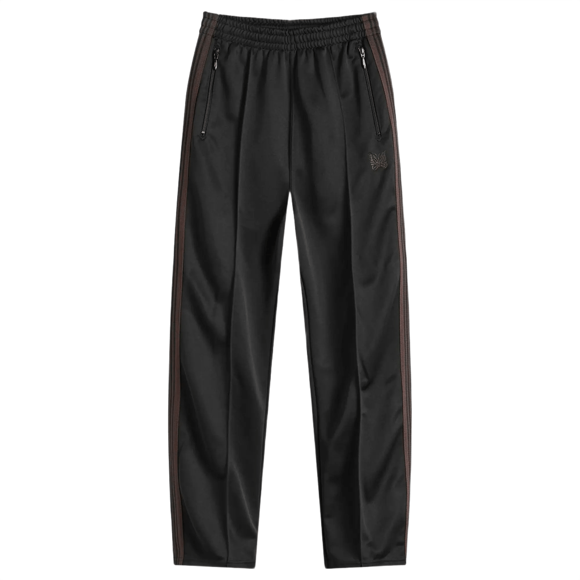 Needles Poly Smooth Track Pants - Black Brown - Needles Official Store | Track Pants Jackets and Collections