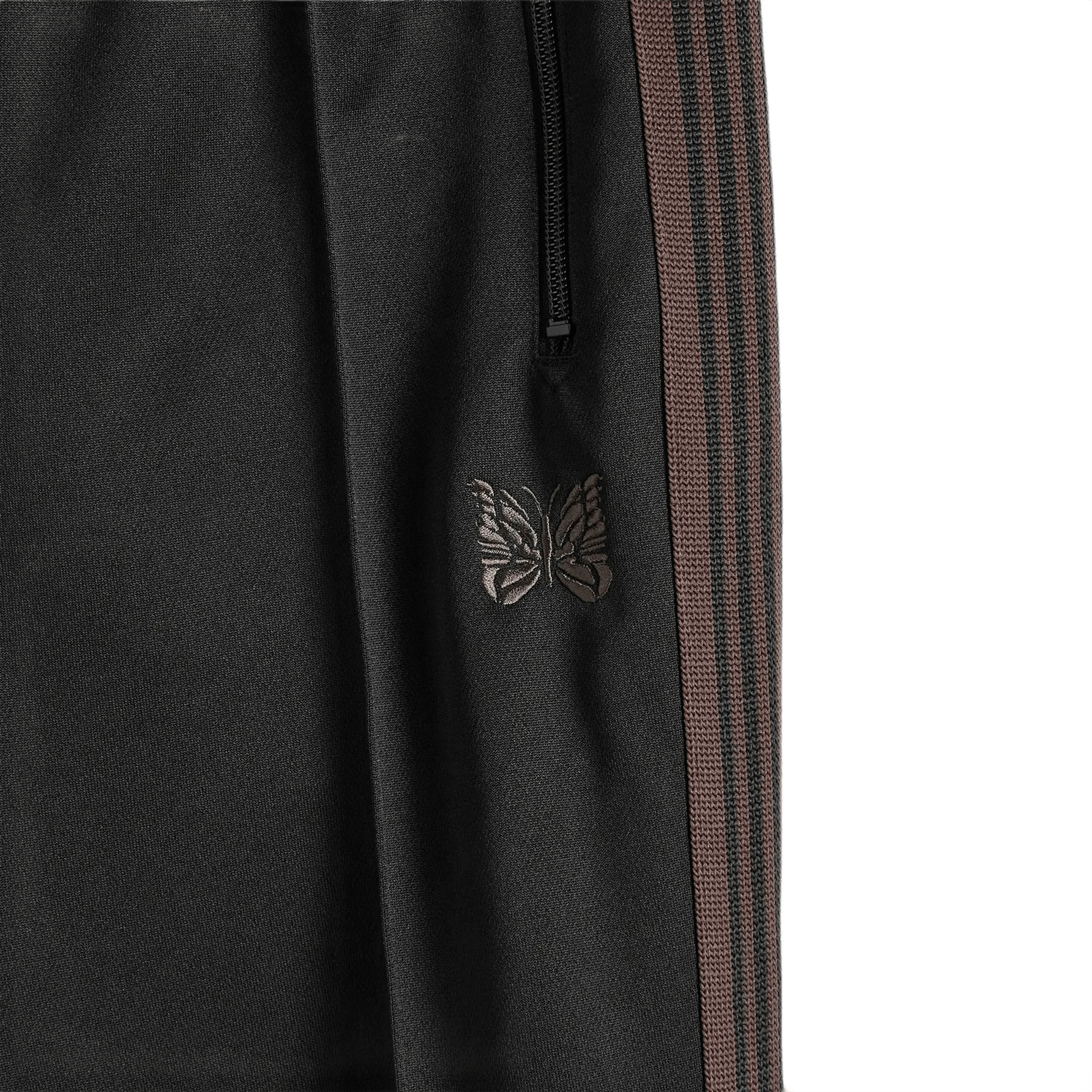 Needles Poly Smooth Track Pants - Black Brown - Needles Official Store | Track Pants Jackets and Collections