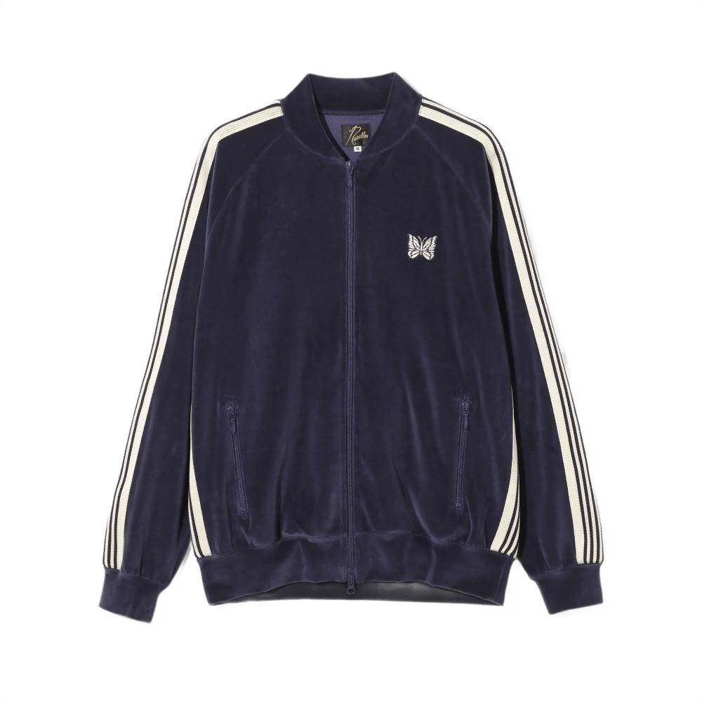 Needles Track Jacket - Navy Velour - Needles Official Store | Track Pants Jackets and Collections