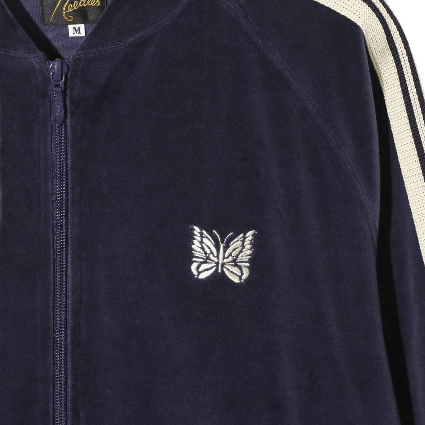 Needles Track Jacket - Navy Velour - Needles Official Store | Track Pants Jackets and Collections