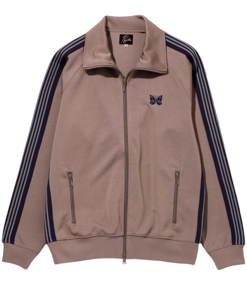 NEEDLES TRACK JACKET - TAUPE - Needles Official Store | Track Pants Jackets and Collections