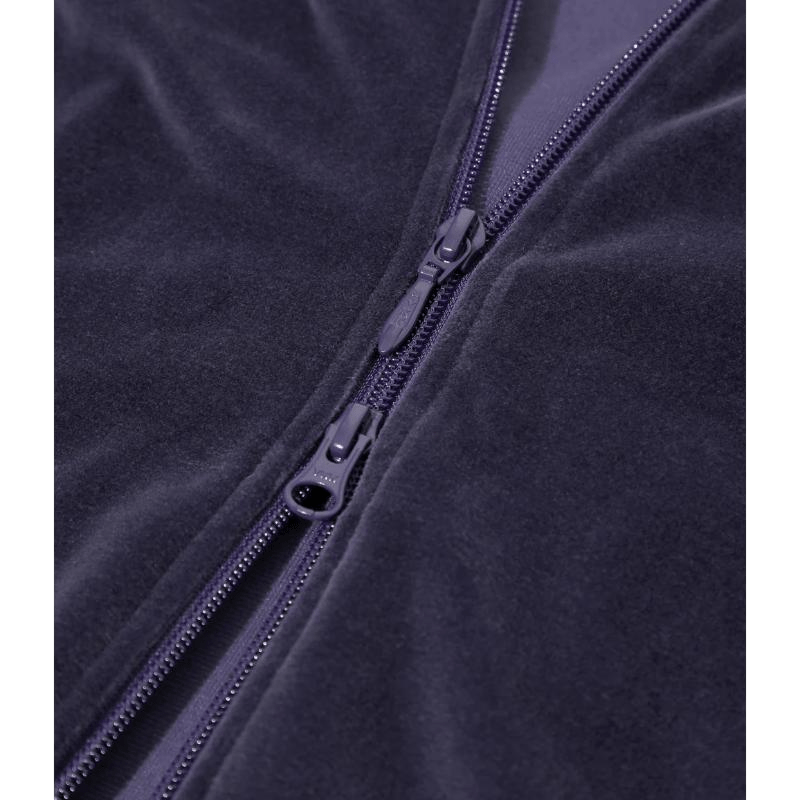 Needles Velour Rib Collar Track Jacket - Navy - Needles Official Store | Track Pants Jackets and Collections