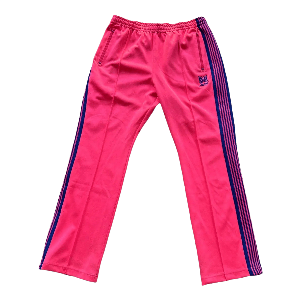 Needles x AWGE Narrow Track Pants - Neon Pink - Needles Official Store | Track Pants Jackets and Collections