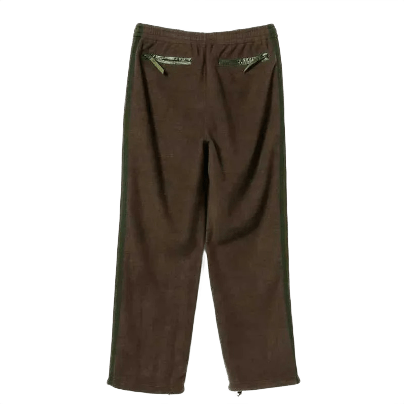 Needles x Beams Fleece Track Pants - Brown Green - Needles Official Store | Track Pants Jackets and Collections